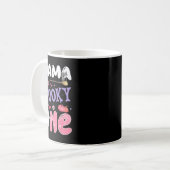 Van de Spooky One 1st Birthday Halloween Pink Ghos Koffiemok (Voorkant links)