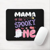 Van de Spooky One 1st Birthday Halloween Pink Ghos Muismat (Met muis)