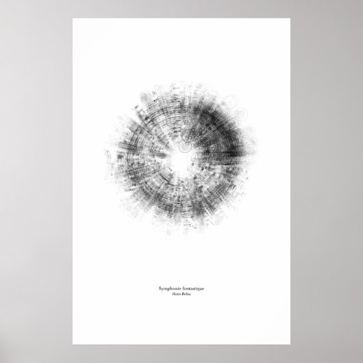Van de staf: Symfonie fantastisch (zwart) Poster (Voorkant)