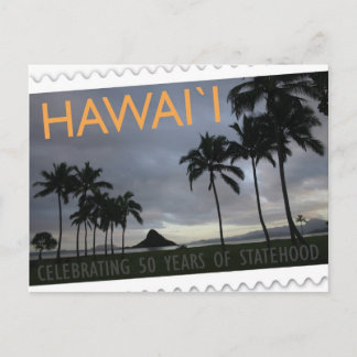Van de statehood vijftigste verjaardag van Hawaï Briefkaart
