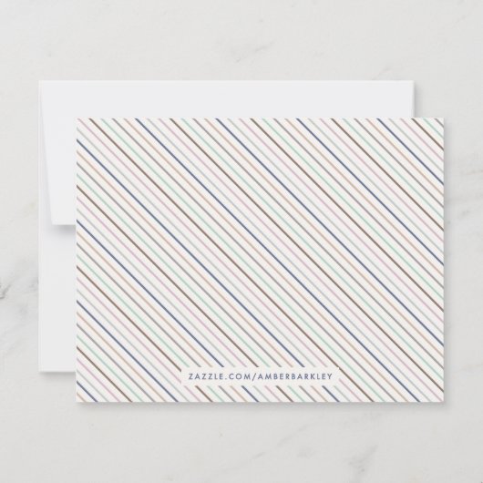 Van de Stationery - Midnight Notitiekaartje (Achterkant)