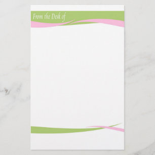 Van de Stationery - Roze & Groen Briefpapier