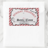 Van de Stickers van het Label van Santa Gift (Tas)