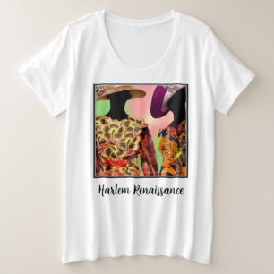 Van de straten van Harlem naar uw kast. Grote Maat T-shirt