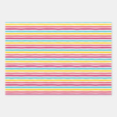 Van de tandenfee, roze sterren en gestreept Snoep Inpakpapier Vel (Voorkant 2)