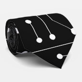 Van de technologiespaander van de computer de stropdas (Opgerold)