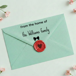 Van de thuishaven van het op maat gemaakte familie  zelfinktende stempel