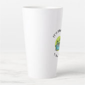 Van de tijd van het leven latte mok (Voorkant)