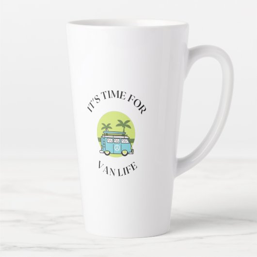 Van de tijd van het leven latte mok (Rechts)