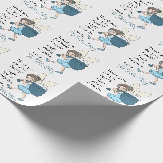 Van de Tooth Fairy Cadeaupapier (Hoek)