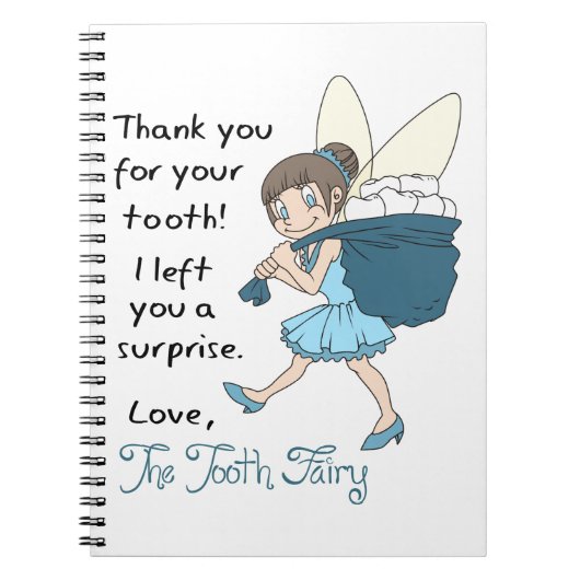 Van de Tooth Fairy Notitieboek (Voorkant)