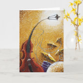 Van de trommel "n" het BasWenskaart Kaart (Gele Bloem)