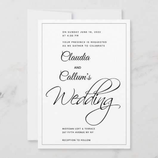 Van de uitnodiging voor het hartshuwelijk (Voorkant)