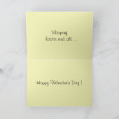 Van de Valentijnsdag van Dals ~- Wenskaart Feestdagen Kaart (Binnen)