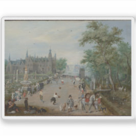 Van de Venne - Een balspel voor een Country Palace Sticker