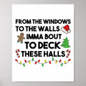 Van de Vensters aan de murenImma Bout om te decime Poster (Voorkant)