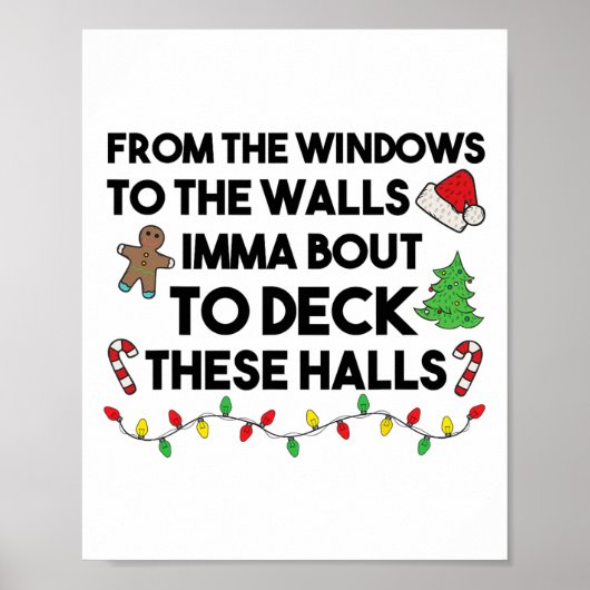 Van de Vensters aan de murenImma Bout om te decime Poster (Voorkant)