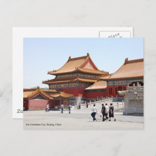 Van de verboden stad - briefkaart (Voorkant / Achterkant)