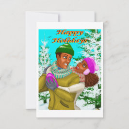 Van de Vergroetingskaart van de Vakantie van de Va Kaart