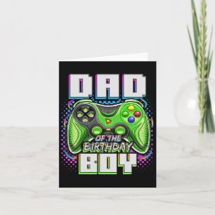 van de verjaardag jongen matching video game verja kaart