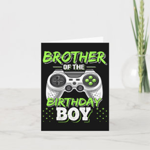 Van De Verjaardag Jongen Matching Videogame Verjaa Kaart