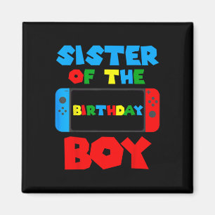 van de verjaardag jongen matching videospel verjaa magneet