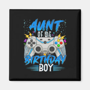 Van De Verjaardag Jongen Video Game Verjaardag Gam Magneet