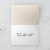 Van de vier baby's-Moederdag Pet Photo Feestdagen Kaart (Binnen)