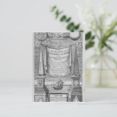 "Van de vooruitgang en de vaardigheid van het lere Briefkaart (Staand voorkant)