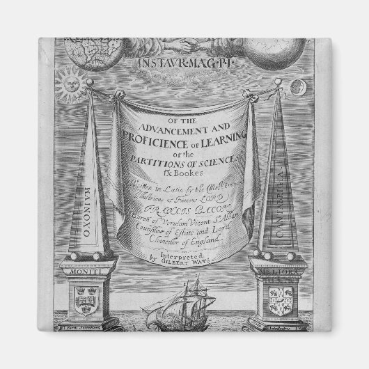 "Van de vooruitgang en de vaardigheid van het lere Magneet (Voorkant)