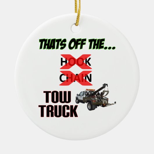 Van de vrachtwagen keramisch ornament (Voorkant)