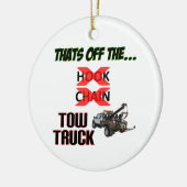 Van de vrachtwagen keramisch ornament (Links)
