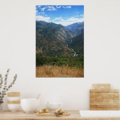 Van de weg naar Kings Canyon Poster (Keuken)