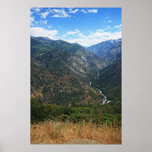 Van de weg naar Kings Canyon Poster (Voorkant)
