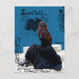 Van de wereld gehouden briefkaart