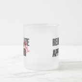 VAN DE WERKELIJKE REAL ESTATE APPRAISER VAN DE TAT MATGLAS KOFFIEMOK (Center)