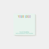 Van de Werkplek Van Post-it® Notities met Logo Gro Notes (Voorkant)