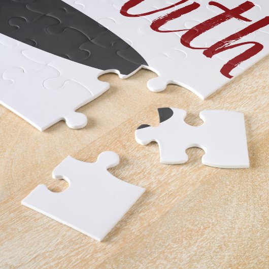 Van de wijn houden legpuzzel (Zijkant)