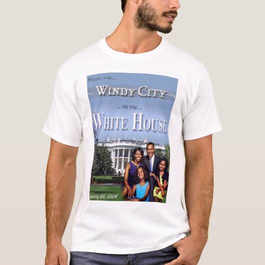 Van de Windy City naar het WIT-HUIS T-shirt (Voorkant)