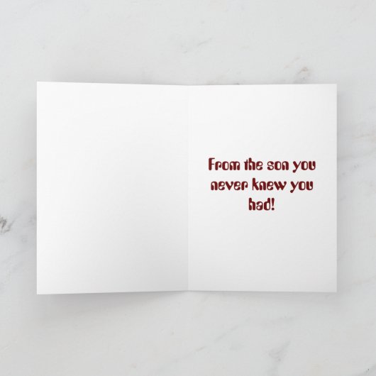 Van de zoon wist u nooit u had kaart (Binnen)