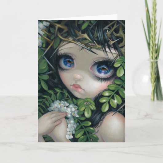 Van de "zwarte Sprinkhaan" het Wenskaart Kaart (Voorkant)