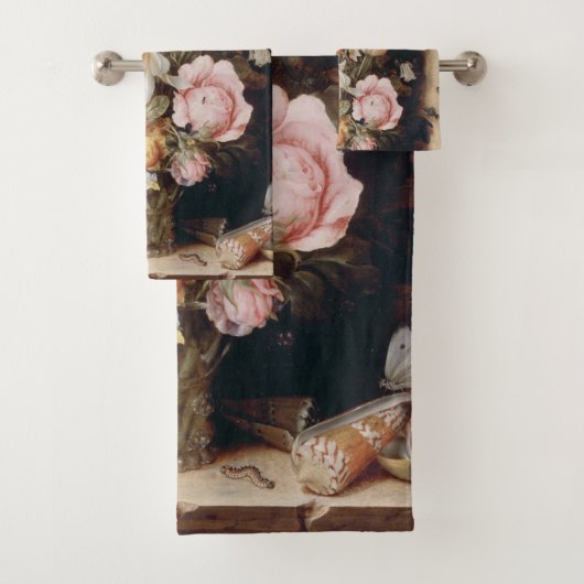 Van den Berghe’s Flowers custom handdoekset Bad Handdoek (Insitu)