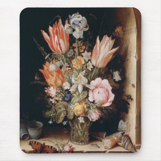 Van den Berghe's Flowers mousepad Muismat (Voorkant)