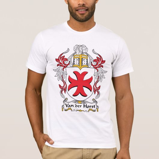 Van der Horst Family Crest T-shirt (Voorkant)