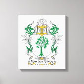 Van der Linde Family Crest Canvas Afdruk (Voorkant)