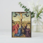 van der Weyden Jesus over het kruis Briefkaart (Staand voorkant)