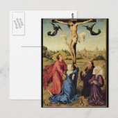 van der Weyden Jesus over het kruis Briefkaart (Voorkant / Achterkant)