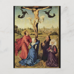 van der Weyden Jesus over het kruis Briefkaart