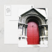 Van deur naar Sacre Coeur Briefkaart (Voorkant / Achterkant)