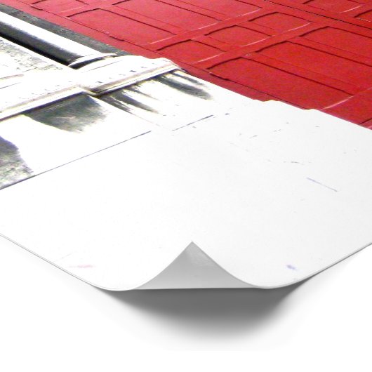 Van deur naar Sacre Coeur Poster (Hoek)